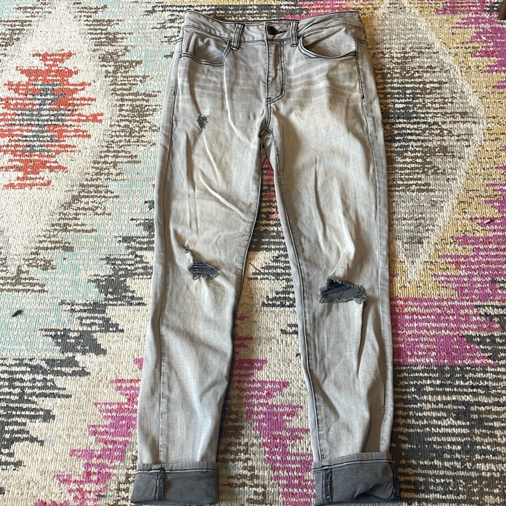 American Eagle Light Grey Jeggings